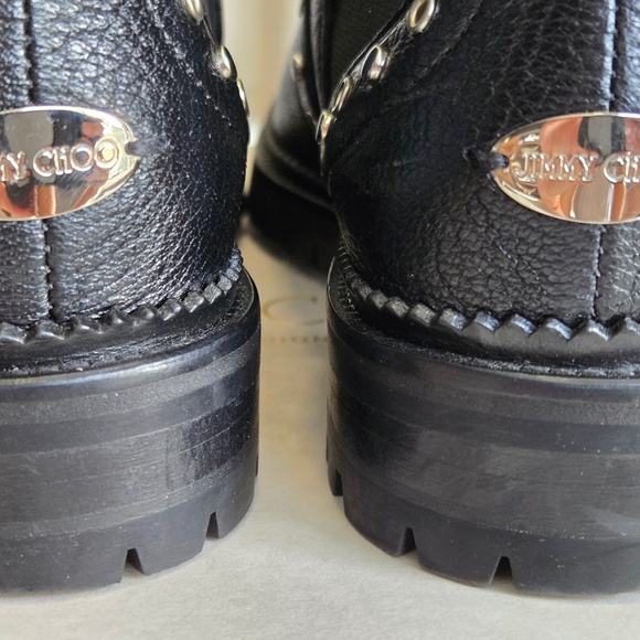 Jimmy Choo Burrow Studded Chelsea Ankle Boots - Picture 4 of 6